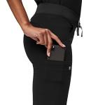 FIGS Kade Cargo Scrub Pants for Women - Black, M-Petite