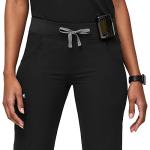 FIGS Kade Cargo Scrub Pants for Women - Black, M-Petite