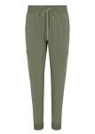Natural Uniforms Womens Cool Stretch Modern Tuck-In Top Yoga Jogger Scrub Set (Olive, Large)