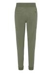 Natural Uniforms Womens Cool Stretch Modern Tuck-In Top Yoga Jogger Scrub Set (Olive, Large)