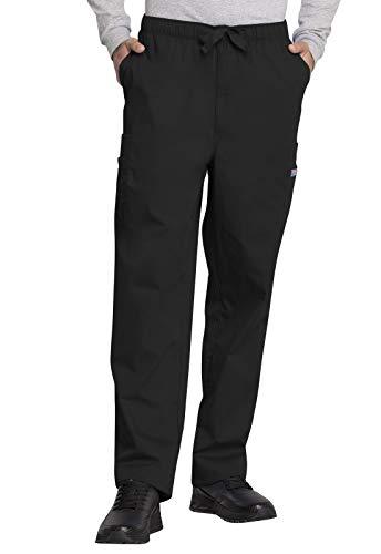 Cherokee Men's Originals Cargo Scrubs Pant, Black, Small Short