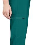 Eadflie Scrubs for Women Medical Scrubs Set - V-Neck Top & Jogger Pants with 5 Pockets, Soft Stretch Woven fabric,Side splits - (Forest Green/S)