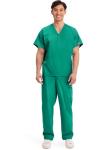 Cherokee Big and Tall Originals Unisex V-Neck Scrubs Shirt, Surgical Green, XXXXX-Large