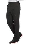 Dickies Dynamix Men Scrubs Pant Zip Fly Cargo DK110T, L Tall, Black