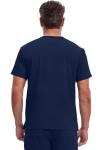 Dickies EDS Essentials Men Scrubs Top Tuckable V-Neck Plus Size DK635, 6XL, Navy
