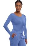 Healing Hands Under Scrubs for Women Long Sleeve Knits Women’s Medical Scrub Tee 5047 Melissa Underscrubs Ceil L