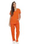 Just Love 22250V-L Orange Women's Scrub Sets/Medical Scrubs/Nursing Scrubs