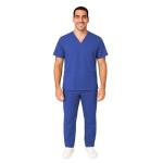 Men's True Navy Blue XXXL Scrub Set