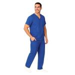 Men's True Navy Blue XXXL Scrub Set