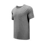 Post Shoulder Surgery Shirts for Men Full Snap Open Tear Away Short Sleeve T Shirts Easy Chemo Port Access Tee Rotator Cuff Surgery Recovery Shirt(LG XL)