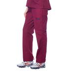 Dagacci Medical Uniform Women and Men Unisex Medical Scrubs Pants 2X-Large Burgundy