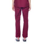 Dagacci Medical Uniform Women and Men Unisex Medical Scrubs Pants 2X-Large Burgundy