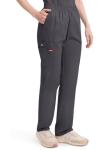 Dickies Women's EDS Signature Scrubs Missy Fit Pull-On Cargo Pant, Pewter, Medium