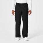 WonderWink W123 Black Unisex Multi-Cargo Scrub Pant