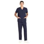 Unisex Navy Medical Scrub Set – 7 & 10 Pockets