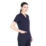 Unisex Navy Medical Scrub Set – 7 & 10 Pockets