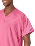 CHEROKEE womens Originals Unisex V-neck Medical Scrubs Shirt, Shocking Pink, XX-Large US