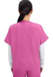 CHEROKEE womens Originals Unisex V-neck Medical Scrubs Shirt, Shocking Pink, XX-Large US
