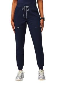 Fabletics Women's Active Scrub Jogger - MotionTech, 4-Way Stretch, Pocket-Packed, Lightweight, Semi-Slim Fit, 2X / Regular 28 in | 28, Navy