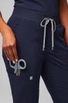 Fabletics Women's Active Scrub Jogger - MotionTech, 4-Way Stretch, Pocket-Packed, Lightweight, Semi-Slim Fit, 2X / Regular 28 in | 28, Navy