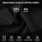 Eipnare Scrubs for Women Set Nurse Suit - V-Neck Medical Top & Stretch Jogger Pants for Nurse Workwear Uniform Scrub, Esthetician and Pet Care