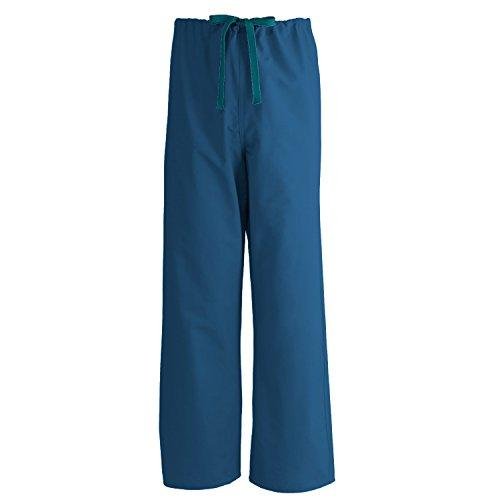 Medline AngelStat Reversible Scrub Pant, ANG-CC, Medium, Navy