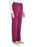 ScrubStar Womens Straight Leg Scrub Pants Soft Stretch Drawstring Medical Uniform Bottom with Cargo Pockets Women Scrub Pant, M, Wine