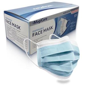 MagiCare Blue Disposable Medical Face Masks - 50ct