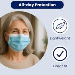 MagiCare Blue Disposable Medical Face Masks - 50ct