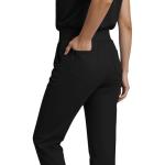 Reinwaete Scrubs for Women Set, Medical Women Scrubs Stand-Up Collar Scrub Top & Jogger Scrub Pants with 8 Pockets,Durable & Comfortable Nurse Uniforms Set[Black,M]