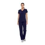 Women’s Cool Stretch V-Neck Scrub Top & Cargo Pants
