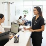 Just Love Women's Eggplant Medical Scrub Set