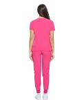 Hot Pink Essential Cool Stretch Scrub Set for Women