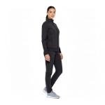 Monarch Women's Black Zip Scrub Warm-Up Jacket