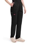 Dickies Women's Black Elastic Waist Scrub Pants