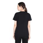 Organix Unisex V-Neck Medical Scrub Top - Black