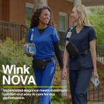 Wink Nova Women's Stovepipe High-Low Hem Scrub Pant - Hunter, L Petite