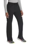 Dickies Women's Cargo Scrub Pants, Black, XL Petite