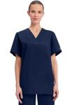 Cherokee V-Neck Scrubs Top for Men & Women - Navy Large