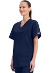 Cherokee V-Neck Scrubs Top for Men & Women - Navy Large