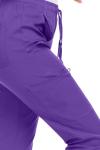 MediChic Women's Moisture-Wicking Scrub Joggers, Grape