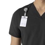 Carhartt Force® Modern Fit V-Neck Scrub Top - Black
