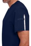 Dickies Men’s Navy Tuckable V-Neck Scrubs Top