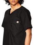 Carhartt Men's Black Utility Scrub Top - XX-Large