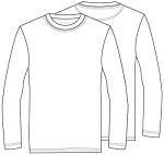 Cherokee Men's Modern Fit Crew Neck Underscrub Top