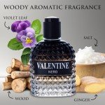 Valentine Nero Hombre - Fragancia Aromática Madera Floral