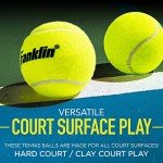 Franklin Sports Official Size Low Pressure Tennis Balls