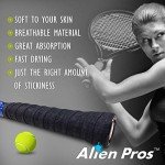 ALIEN PROS Tennis Racket Overgrip Tape (6 Pack)