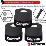 GAMMA Supreme Overgrip – 3 Pack, Black