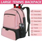 Ytonet Tennis Backpack for 2 Rackets & Shoes